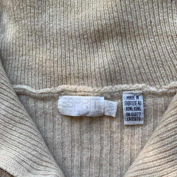 Esprit Cream Knit Sweater - Picture 5 of 8